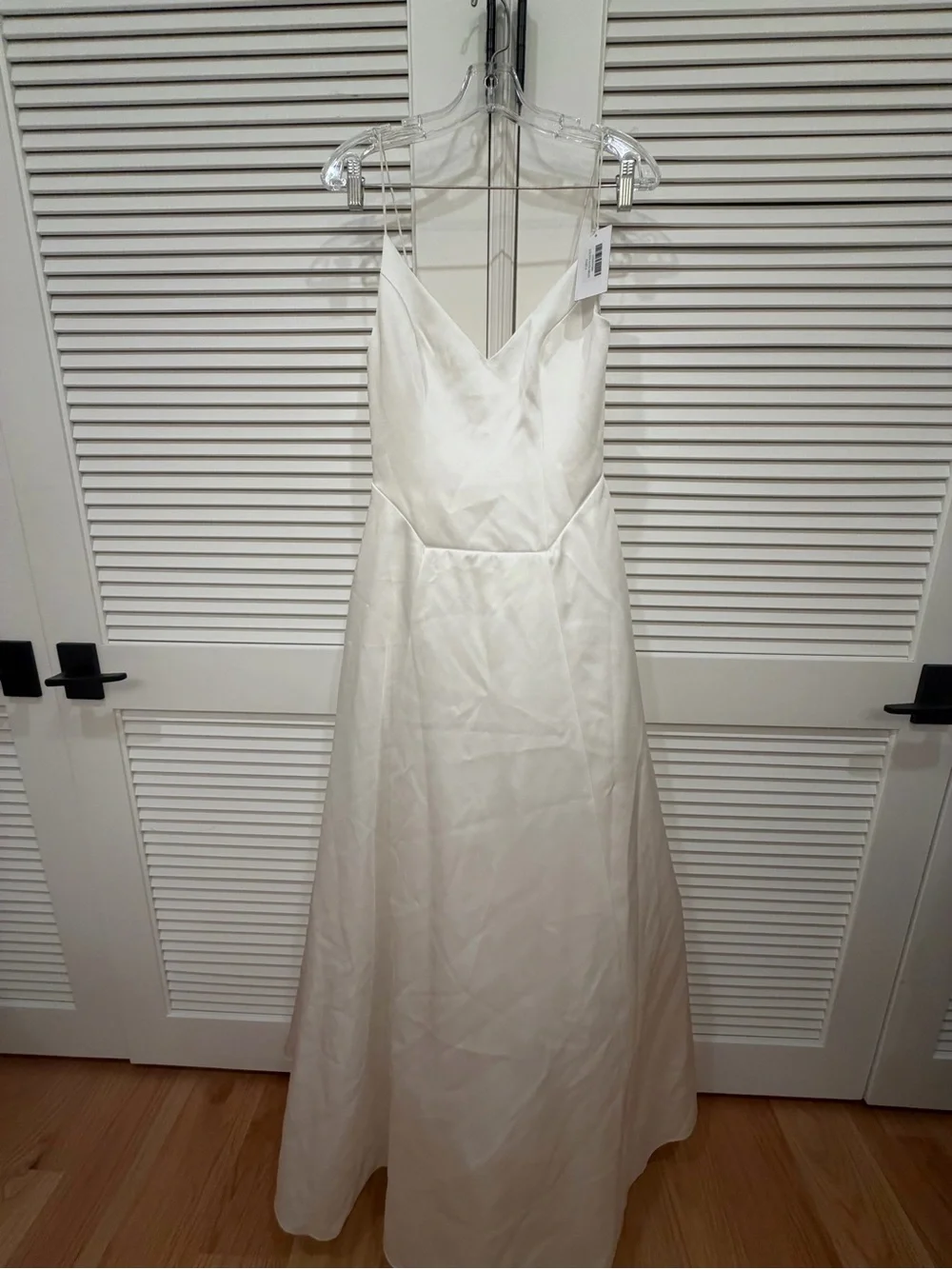 NWT Reformation Icelynn Satin Dress Ivory 6 Bridal Wedding Gown